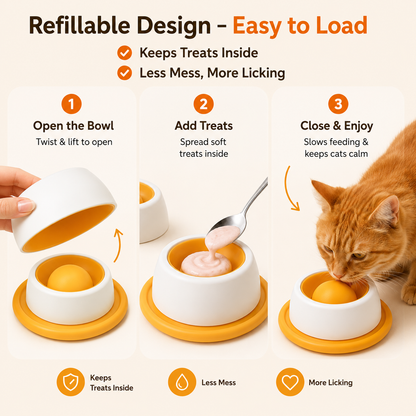 Sashacat™ LickBowl